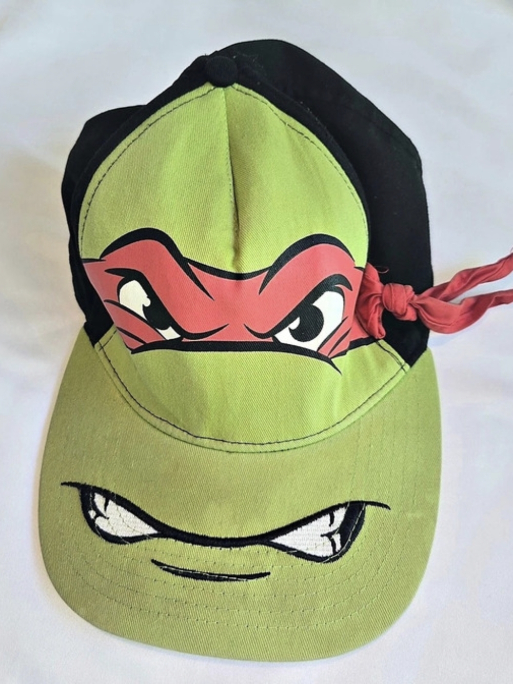 Vintage Teenage Mutant Ninja Turtles Raphael Red Baseball Cap Hat 2016 Snapback